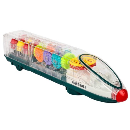 Transparent Gear Bullet Train