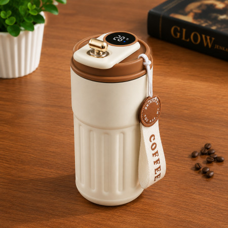 LED Thermal Mug (460ML Coffee)