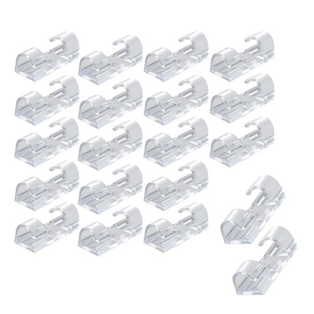 Transparent Cable Clips Organizer (20PCS)