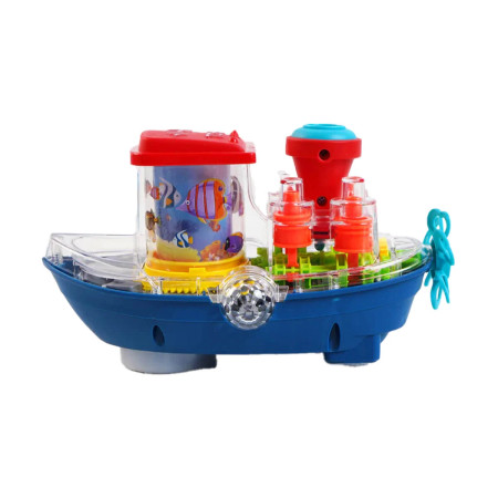 Transparent Gear Land Ship