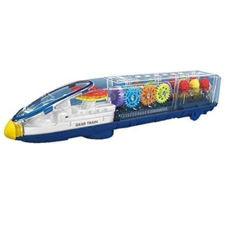 Transparent Gear Bullet Train
