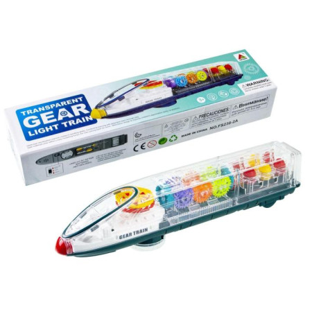 Transparent Gear Bullet Train