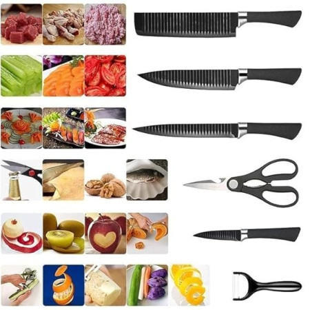 6 Pcs Zepter Kitchen Knife Set